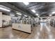 Community gym with treadmills, weight machines, and an open ceiling at 2286 Norwegian Dr # 8, Clearwater, FL 33763