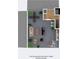 Rooftop floorplan featuring a variety of outdoor seating and dining furniture at 20 Outlook Way Blvd # 7, Dunedin, FL 34698