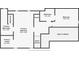 Floorplan illustration of a primary bedroom and bathroom layout at 3012 W Barcelona St # 7, Tampa, FL 33629