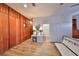 Spacious bedroom with ample built-in wood closet space and a minimalist white decor at 3012 W Barcelona St # 7, Tampa, FL 33629