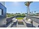 Cozy patio featuring modern outdoor furniture and artificial turf at 3012 W Barcelona St # 7, Tampa, FL 33629