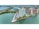 High rise waterfront condo building near the water with boat docks and pool at 31 Island Way # 1507, Clearwater Beach, FL 33767