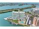 High rise waterfront condo building near the water with boat docks and pool at 31 Island Way # 1507, Clearwater Beach, FL 33767