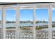 Breathtaking inter-coastal water view from the condo, seen through sliding glass doors at 31 Island Way # 1507, Clearwater Beach, FL 33767