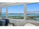 Stunning view from a bedroom window overlooking the city skyline and beautiful waterfront scenery at 31 Island Way # 1507, Clearwater Beach, FL 33767