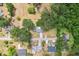 Neighborhood aerial view featuring tree-lined streets, well-maintained homes, and lush greenery for a serene setting at 403 Westbrook Ave, Brandon, FL 33511