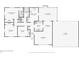 Detailed floor plan showcasing the layout with living spaces, bedrooms, and outdoor screened patio at 403 Westbrook Ave, Brandon, FL 33511