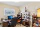 A cozy home office offering a functional workspace and storage solutions at 403 Westbrook Ave, Brandon, FL 33511
