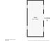 Floor plan of detached shed measures 8'11'' x 20'6'' providing extra storage space at 403 Westbrook Ave, Brandon, FL 33511