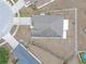 Aerial view of the backyard, highlighting the home's layout and surrounding landscape at 4617 Horseshoe Pick Ln, Valrico, FL 33594