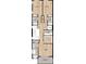 Top floor plan with bedrooms, bathrooms, laundry, walk-in closet, and covered patio at 501 W Ross Ave # 2, Tampa, FL 33602