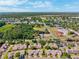 Community aerial view showcasing the property's location surrounded by lush greenery and neighborhood amenities at 6514 Thicket Trl, New Port Richey, FL 34653