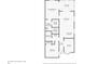 This floorplan depicts the layout of the main floor including living room, kitchen, bedrooms, and bathrooms at 6514 Thicket Trl, New Port Richey, FL 34653