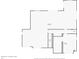 Floor plan of the first floor highlighting the flex room and garage at 885 Seaview Cir # 20, Crystal Beach, FL 34681