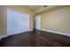 Bedroom with wood floors and closet at 9315 Knightsbridge Ct, Tampa, FL 33647
