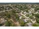 Overhead view of a quiet residential area with tree-lined streets and well-kept homes at 10516 Mira Vista Dr, Port Richey, FL 34668