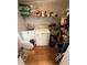 Laundry room with washer, dryer, sink, and shelves for storage at 11312 Brussels Boy Ln, Riverview, FL 33578