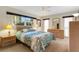 Tranquil bedroom featuring a large window for ample light and a comfortable, serene atmosphere at 120 Cedarwood Cir # 120, Seminole, FL 33777