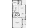Layout of the first floor including a two car garage, laundry, kitchen, dining, great room, and half bath at 13261 Tropical Breeze Way, Hudson, FL 34669