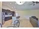 Open concept kitchen with breakfast bar perfect for entertaining guests at 13742 Artesa Bell Dr, Riverview, FL 33579