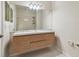 Bathroom with a long sink, a mirror and toilet at 14537 Mirabelle Vista Cir, Tampa, FL 33626