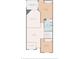 Second floor plan including two bedrooms, one bathroom, and an open loft area with screened balcony at 1486 Mahogany Ln # 703, Palm Harbor, FL 34683