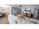 Comfortable living room with modern decor and hardwood flooring at 1715 Belleair Forest Dr # C, Belleair, FL 33756