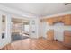 Compact kitchenette area with bright breakfast nook and sliding glass doors at 18106 Lembrecht Way, Tampa, FL 33647