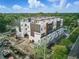 Aerial view of newly constructed townhomes with modern exteriors and a landscaped community at 2104 4Th S St, St Petersburg, FL 33705
