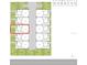 Community floor plan of multiple townhomes showing individual layouts and placement within the complex at 2104 4Th S St, St Petersburg, FL 33705