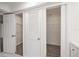Hallway closets with shelving, providing ample storage space at 2167 Corfell St, Port Charlotte, FL 33948