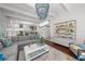 Spacious living room with hardwood floors, comfortable seating, and bright, modern accents at 2523 W Sunset Dr, Tampa, FL 33629
