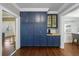 Stylish pantry with ample storage, built-in shelving, and a convenient coffee station at 2523 W Sunset Dr, Tampa, FL 33629