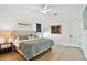 Bright, airy bedroom with hardwood floors, comfortable bed, and modern decor at 3905 W San Obispo St, Tampa, FL 33629