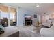 Cozy living room with a balcony, flat screen TV, and comfortable seating at 6287 Bahia Del Mar Cir # 801, St Petersburg, FL 33715