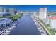 Stunning aerial view of the city waterway with boats and buildings in a vibrant downtown neighborhood at 700 S Harbour Island Blvd # 342, Tampa, FL 33602