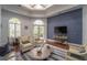 Comfortable living room with plush seating, stylish decor, and a large flat-screen television at 700 S Harbour Island Blvd # 342, Tampa, FL 33602