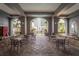 A great covered patio with lots of seating and tables, leading out to the pool and courtyard at 700 S Harbour Island Blvd # 342, Tampa, FL 33602