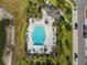 Avelar Creek's stunning pool and clubhouse are surrounded by lush landscaping and offer a relaxing retreat for residents at 10013 Caraway Spice Ave, Riverview, FL 33578