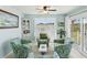 Comfortable living room with an abundance of natural light and comfortable seating at 1015 S Pointe Alexis Dr, Tarpon Springs, FL 34689