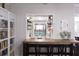Breakfast bar with seating that opens to the kitchen at 12021 144Th St, Largo, FL 33774