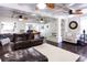 Spacious living room featuring hardwood floors and an open floor plan at 12021 144Th St, Largo, FL 33774