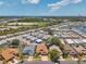 Scenic aerial view of a vibrant residential neighborhood, showcasing the coastal community and well-maintained homes at 1747 Wood Brook St, Tarpon Springs, FL 34689