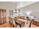 Open concept dining area with stylish furnishings and ample natural light at 1747 Wood Brook St, Tarpon Springs, FL 34689