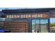 Modern brewery exterior with a 