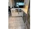 Modern kitchen design featuring stainless steel appliances, farmhouse sink, and white cabinets at 1747 Wood Brook St, Tarpon Springs, FL 34689