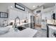 Modern kitchen with stainless steel appliances, white cabinets, and ample counter space at 1747 Wood Brook St, Tarpon Springs, FL 34689
