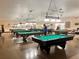 Community billiard room with multiple tables for residents at 2021 Shangrila Dr # 14, Clearwater, FL 33763