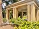 View of the community gazebo with its classic design at 2021 Shangrila Dr # 14, Clearwater, FL 33763