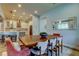 Elegant dining area open to the kitchen for seamless entertaining at 2826 Riders Pass, Odessa, FL 33556